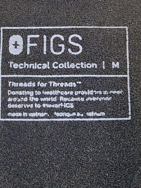 Figs Technical Collection Top in Black